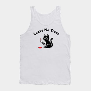 Leave no Trace Funny Cat Tank Top